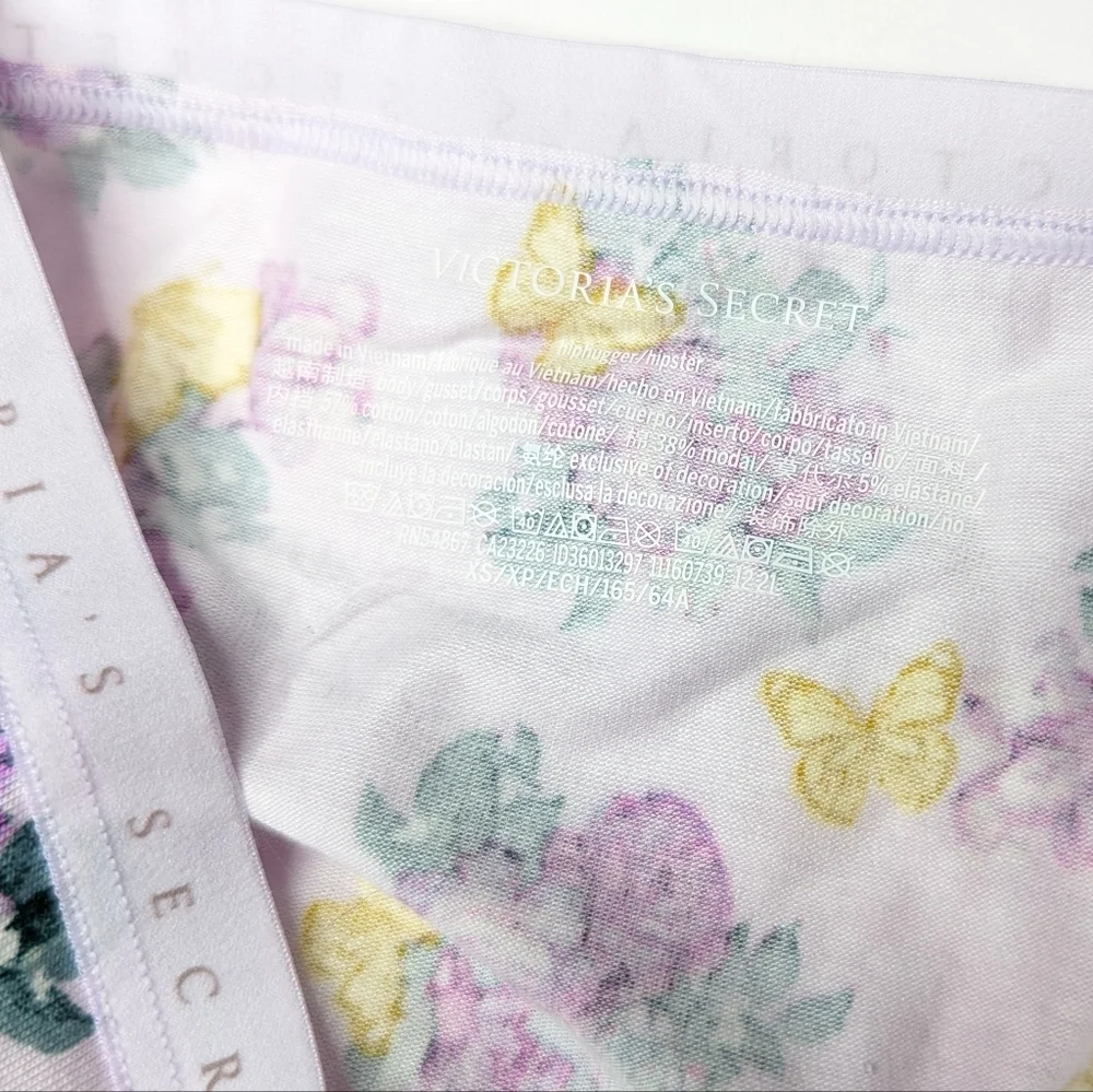 Victoria's Secret Floral Hipster Panties NWT XS